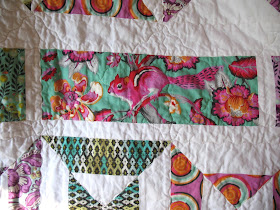 Tula Pink Double Hour Glass Quilt from Ye Olde Sweatshop