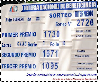 resultados-sorteo-miercoles-20-de-febrero-2019-loteria-nacional-de-panama-tablero-oficial