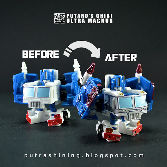 Putaro's Chibi Q Ultra Magnus Custom Painted by Putra Shining