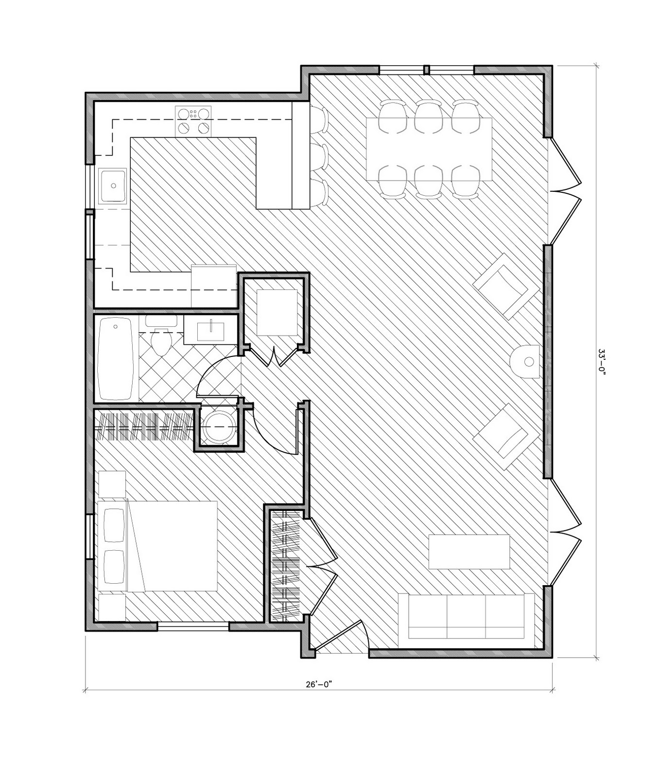 Apartment Plans Under 500 Sq Ft