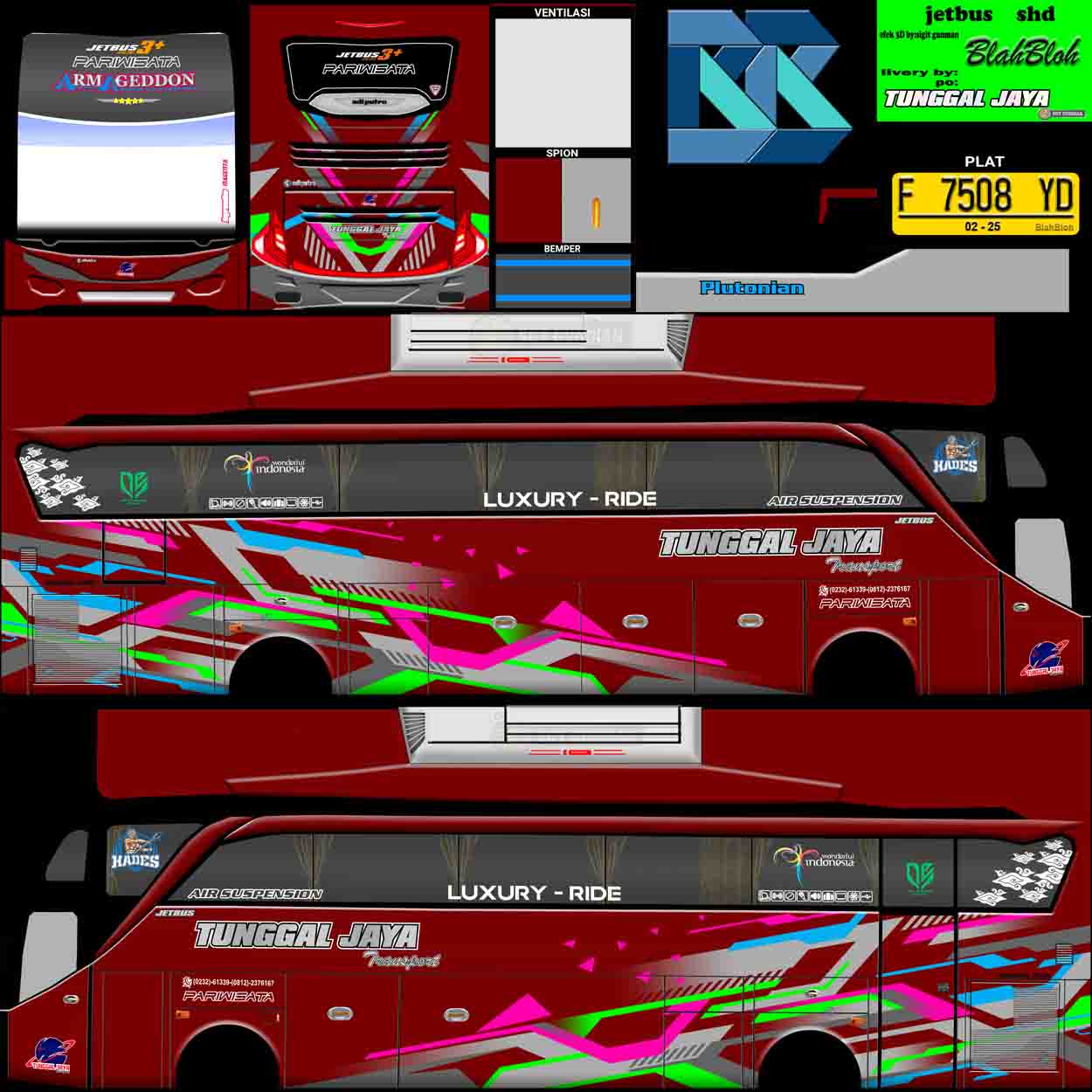 livery bussid tunggal jaya armageddon