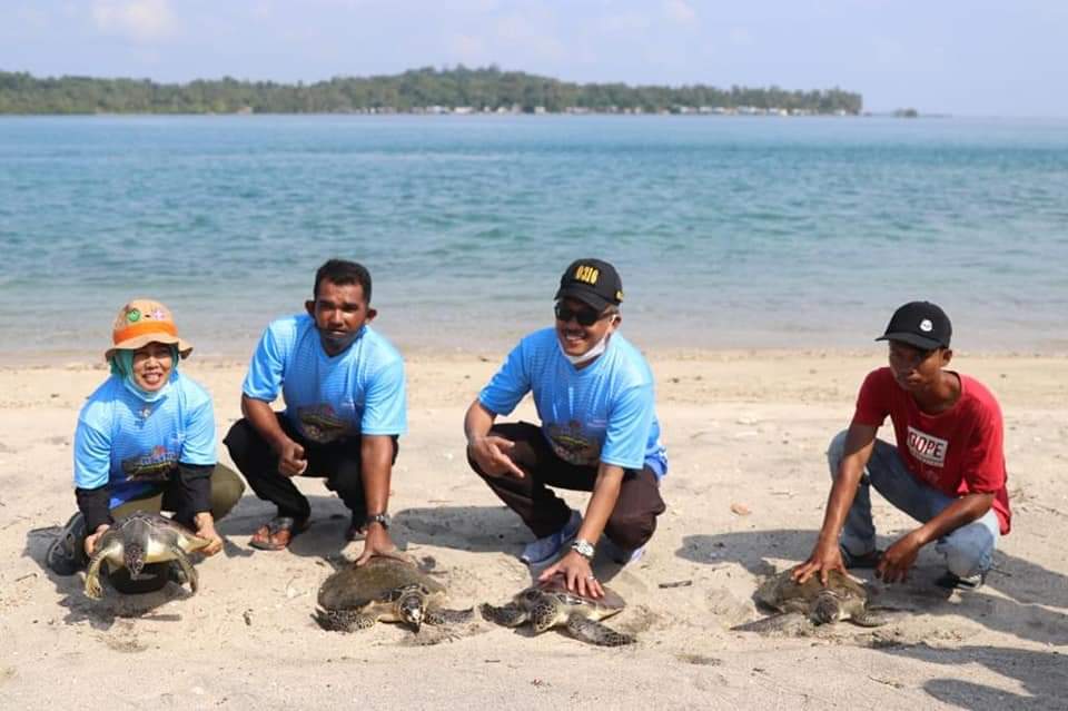 Kolaborasi Pramuka Batam dan PT Epson, Dukung Program Konservasi dan Parawisata Pulau Karas Kecil