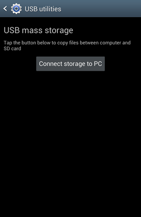 Connect Storage to PC