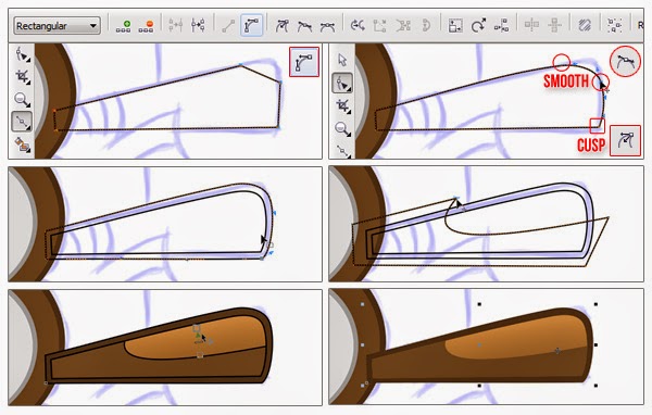  Cara membuat karakter cartoon dengan coreldraw