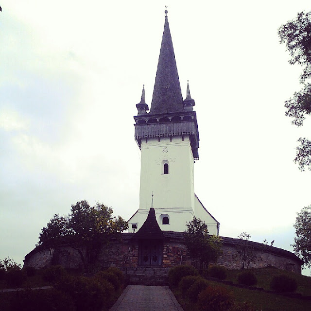 wonderful old church in Transilvania Erdely outside