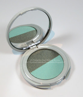 Labo Make-Up - Pure Flower Compact Eye-shadow Duo n.03 Olive green/Aqua green - descrizione