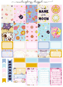 counting sheepy free planner printables sailor moon
