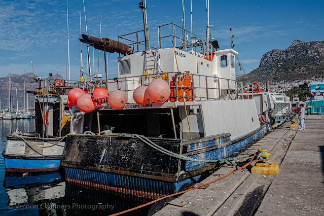 Fishing Boat in Hout Bay Harbour, Cape Town