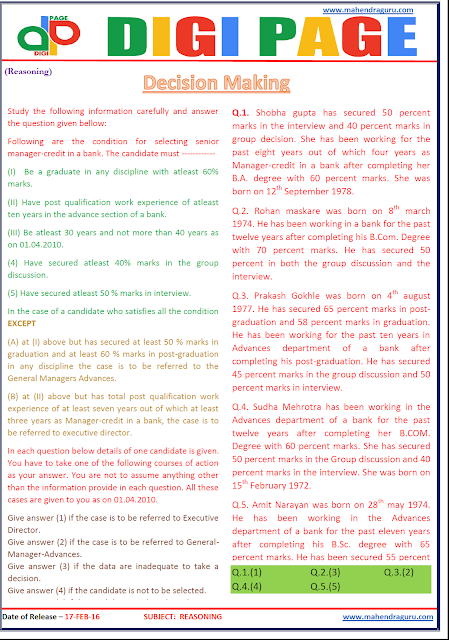 Digi Page - Reasoning - 17.02.2016