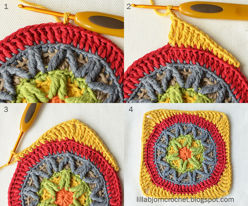 Circles of the Sun Mystery CAL 2015 - overlay crochet - Block 3 #free crochet pattern by LillaBjornCrochet