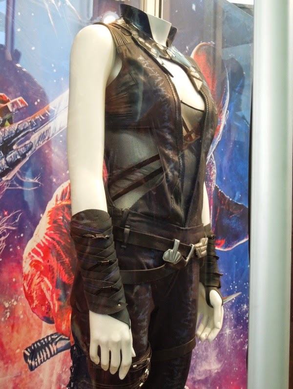Gamora Guardians of the Galaxy movie costume detail