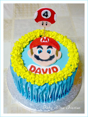 tarta de crema mario bros