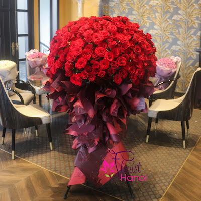 Special rose arrangement for Valentines day