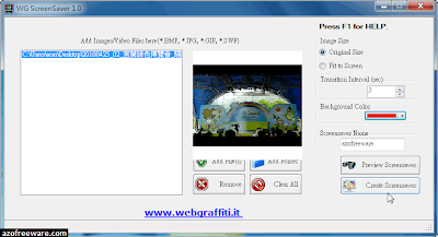 WG ScreenSaver Creator
