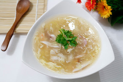 Soup hải sản thực đơn nhẹ gia đình