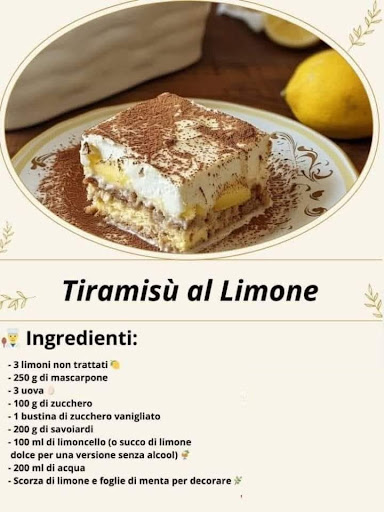 Tiramisù al Limone Un Dessert Fresco e Irresistibile