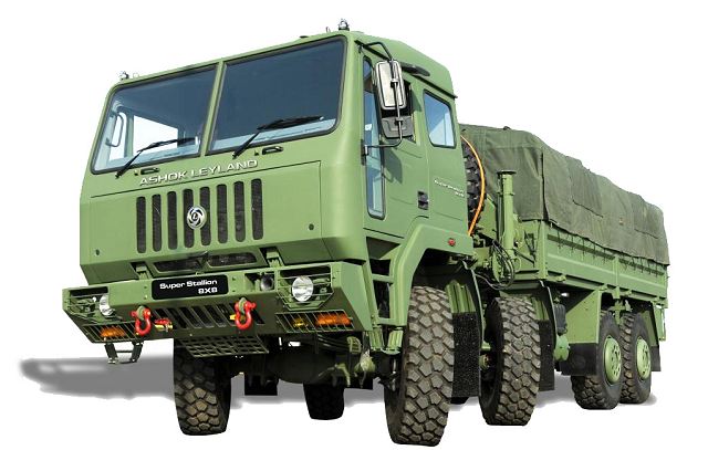 Ashok Leyland Super Stallion 8x8 HMV High Mobility Vehicle