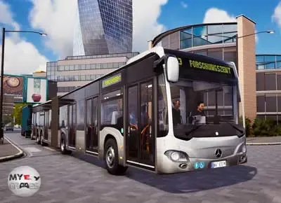 شرح من داخل لعبة Bus Simulator 18 للكمبيوتر