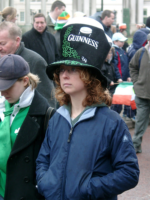 Guinness Top Hat, Saint Patrick's Day parade, South Carriage Drive Playground, Hyde Park, London