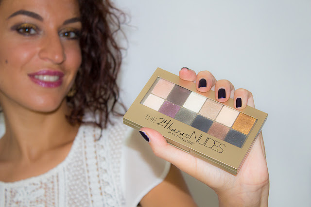 La palette 24 Karat Nudes de Maybelline