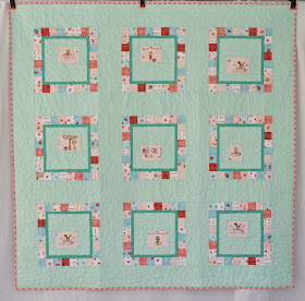 vintage and modern patchwork quilt by tessa marie handmade