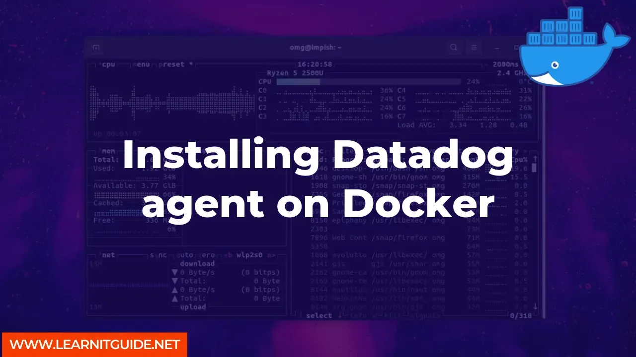 Installing Datadog agent on Docker