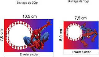 Etiquetas de Spiderman para imprimir gratis.