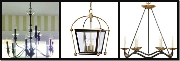Ribbet collage Next House dinette chandelier c