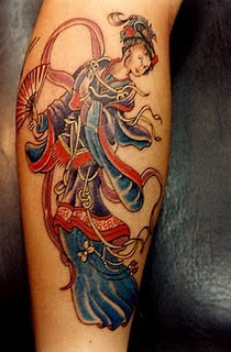 Japanese Geisha Tattoo Design