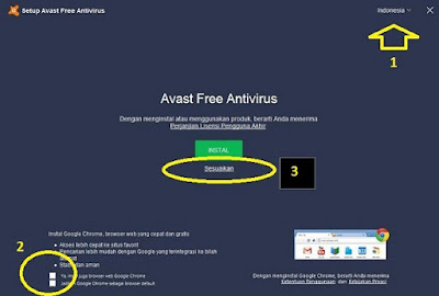 cara install avast dengan mudah