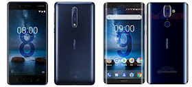  Nokia 8 and Nokia 9 side by side