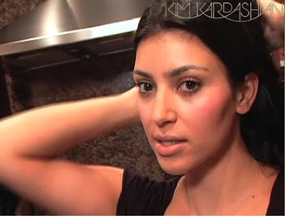 kim kardashian without makeup before and after. Kim, without make-up,