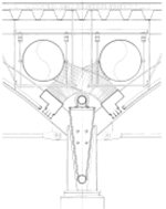 Detail of a fabricated section 