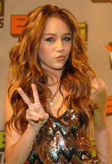 Miley Cyrus Long wavy Celebrity Hairstyles