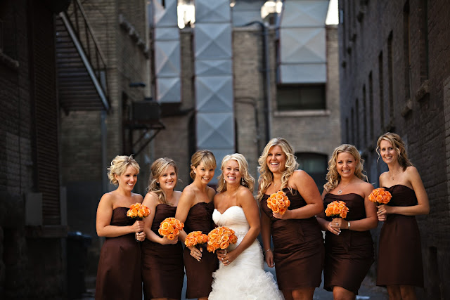 Orange Flowers - Little Flower Shop - Wedding Rentals - Winnipeg, Manitoba