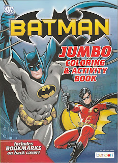 Batman Jumbo Coloring & Activity Book 2010 Front Cover