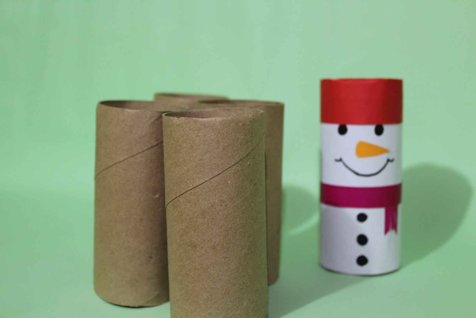 OC-Craft: How to Make Snowman Christmas Craft using Toilet 