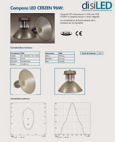 Campanas led disiled,ahorro energetico,eficiencia energetica,led,nave,industrial,naves industriales,iluminacion,cambio