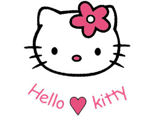 Hello Kitty kartun - sederhana