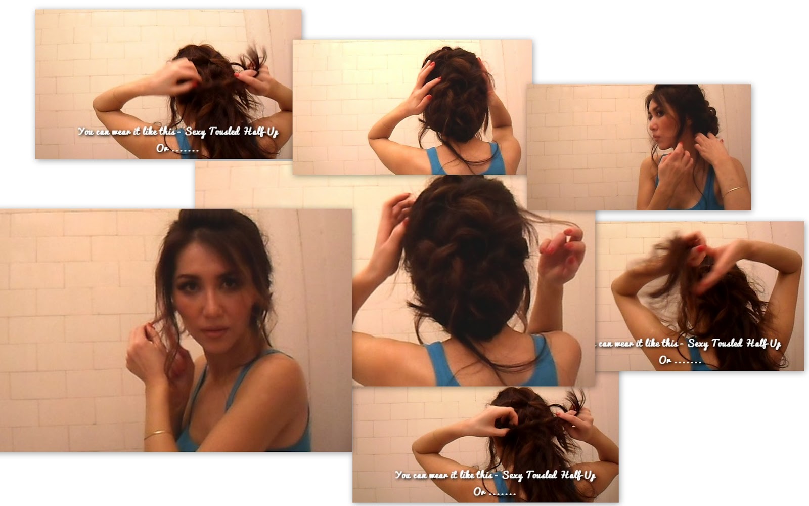 hope you try this easy updo, hairstyles should always be this easy  title=