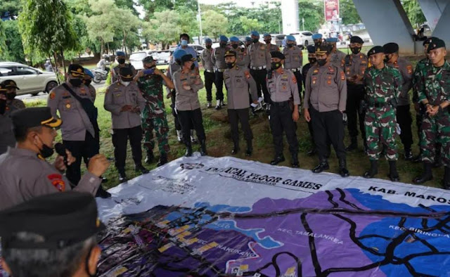 Demo Puncak 11 April, Personil Gabungan TNI-Polri Dan Pihak Terkait Disiagakan Di Sulsel