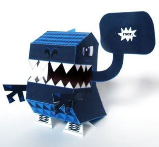 NaniBird Roar Paper Toy