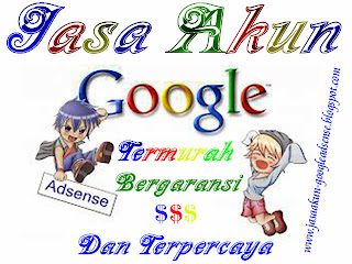 Jasa Akun Google Adsense Super Murah