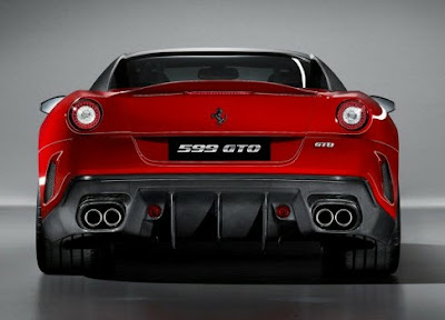 2011 Ferrari 599 GTO Exterior - Rear Back View