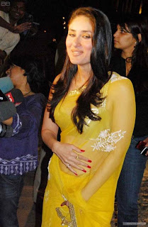 Kareena kapoor in Cheery Yellow Sari