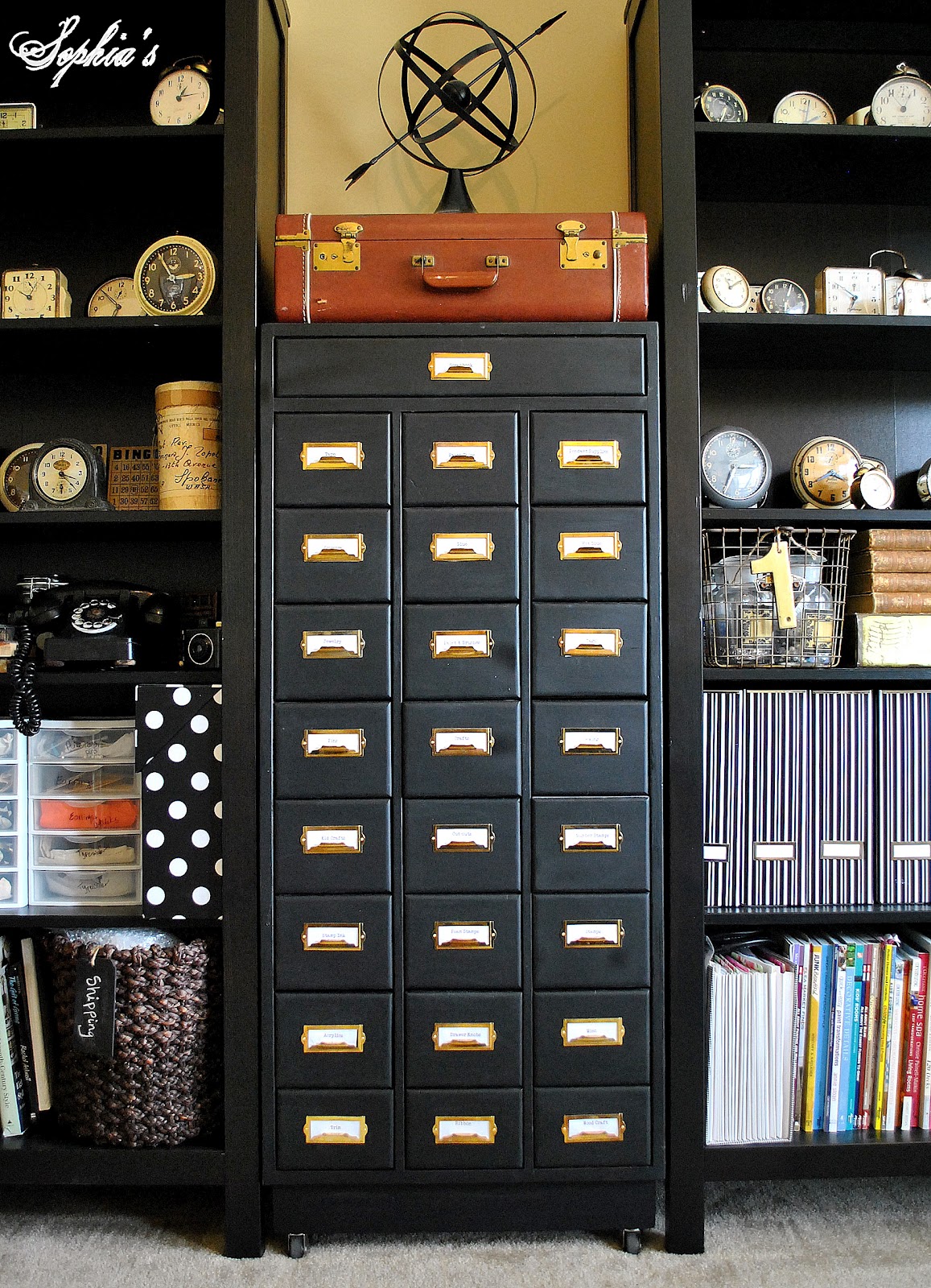 Sophia's: Organized Craft Cabinet