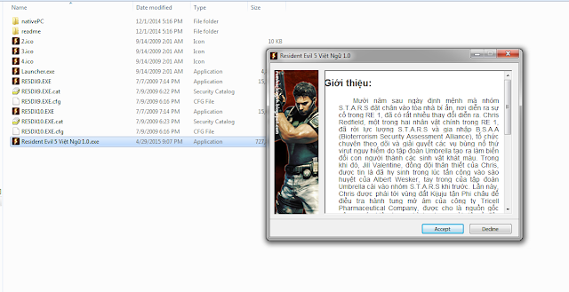 Games Resident Evil 5 Việt Ngữ