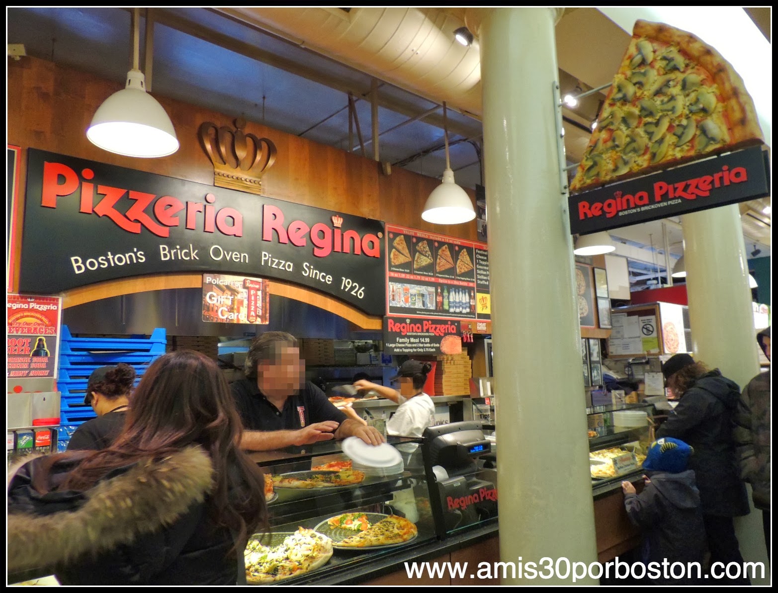 Interior del Quincy Market en Boston