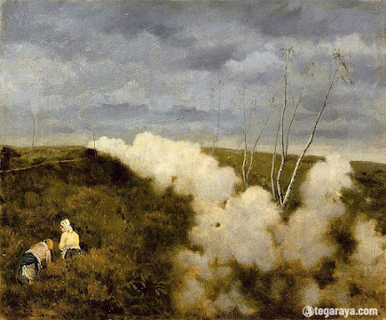 lukisan impresionisme The Train Passes (karya Giuseppe De Nittis, tahun 1878)