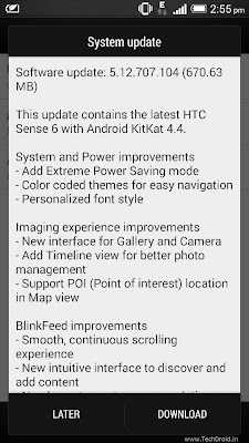 HTC One Sense 6.0 update